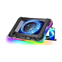 Classone GT100 Gaming 2200 RPM RGB Işıklı LED Display Notebook - Laptop Soğutucu Stand
