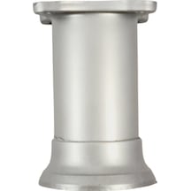 42 LIK 8 CM MAT KROM PLASTİK YUVARLAK AYAK ( 4 ADET)