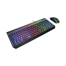 Rampage Km-r57 Siyah Rgb Aydınlatmalı Q Oyuncu Multmedia Klavye Ve 12800 Dpı Mouse Gaming Set Lazer Rampage Km-r57 Siyah Rgb Aydınlatmalı Q Oyuncu Multmedia Klavye Ve 12800 Dpı Mouse Gaming Set Lazer