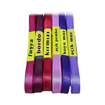 Saten Kurdele 1cm X 10m Koyu Mor