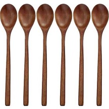 Ulzyvf Yemek Yapımı Tatlısı Soda Set Pişirme Küçük Kepçe Kaşıklar, Kaşık Kaşık Karıştırma Kahverengi Japon İnç İçin İçin Elips El Doğal Çayı Bitki Bal Asya Ahşap Ahşap Adet 9 6 - Qv