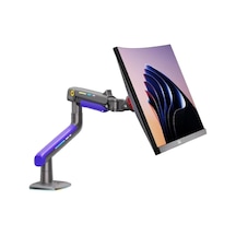 North Bayou Nb F5-gb Gaming 32-60 İnç Monitör Kolu 2-20 Kg Rgb Işıklı Yüksek Taşıma Kapasiteli Profe