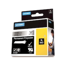 Dymo Rhinopro Sabitpolyester 19 Mmx5.5 M Metalik Gri/siyah 18487 Diğer