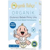 Organik Bahçe Organik Glutensiz 6+ Ay Bebek Pirinç Unu 250 G