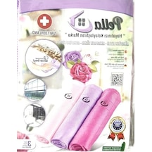 Pella- Orijinal Pella- Mikrofiber Temizlik Bezi 3'lü Paket Lila,pembe,koyu Pembe Açık Bej