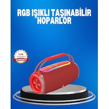 Hubrendy Tekno Rgb Led Işıklı 20w Taşınabilir Hoparlör Bluetooth 5.3 + Type-c Şarj