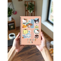 Keskin Color Kuromi Hello Kitty And Friends 16x22,5 Cm A5 Spiralli Defter 80 Yaprak - Friendship Goals