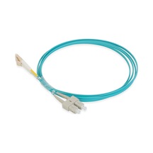 2M Lc-Sc Duplex Om4 Multimode Lszh 2.0Mm Fiber Optik Patch Kablo