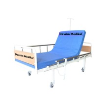 2 Motorlu Mdf Başlıklı Elektrikli Hasta Karyolası