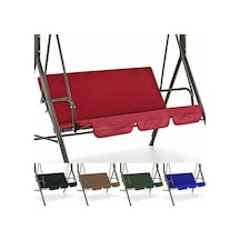 Aubyhe Üç Koltuklu Bahçe Salıncak Koltuk Kılıfı - Su Geçirmez 190t Poliester - Renk Seçenekli Koyu Yeşil Dahil