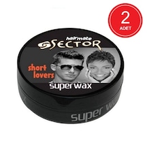 Sector Hairmate Wet Look Süper Wax Siyah 2 x 150 ML