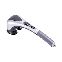 Çift Başlı Masaj Çubuğu Elektrikli Vur Ve Vur Masajı Ve Elle Tutulan Servikal Omurga Masajı 1t2xq8 Gri