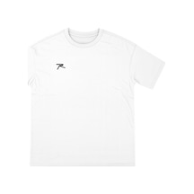 Raru Pamuk Oversize Basic T-shirt Latus Beyaz Beyaz