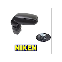 Niken Kolçak Kol Dayama Orta Konsol Vidasız Kolay Montaj Siyah