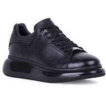 Pierre Cardin Hakiki Deri Erkek Sneaker Ayakkabı 10205 Siyah