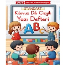 Ema - Kılavuz Dik Çizgili Güzel Yazı Defteri A4 1.sınıflar İçin Yeni Sistem - 2 Adet