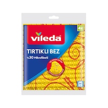 4 Adet Vileda %30 Mikrofiber Novolon Temizlik Bezi 4'lü Çok Renkli