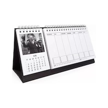 Atatürk Fotoğraflı 2027 Masa Takvimi Haftalık Planlayıcılı