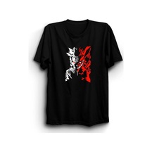 Naruto Anime Baskılı Tshirt SIYAH