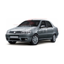 Fiat Albea Krom Cam Çıtası 4 Parça P.Çelik 2002-2012