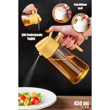 Porsima Alk-3157 Çok Amaçlı Cam Sprey Şişe Yağlık Yağdanlık Sarı