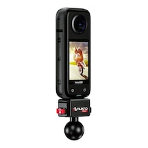 Nukrotech Kelepçe Bağlantılı 360 Aksiyon Kamera Tutucu Siyah