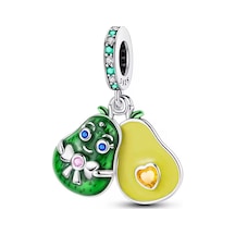 Fubena Avokado Eş Sallantılı Gümüş Charm