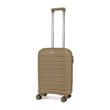 Karbon PP Seyahat Valizi Horizon Serisi Kırılmaz Bavul, Gold - Kabin Boy Gold