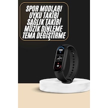 M6 - 451 - Akıllı Bileklik Android Ve İos Uyumlu Bildirim Ve Çağrı Görme - Spt-gld - Spor Takibi Dpas26