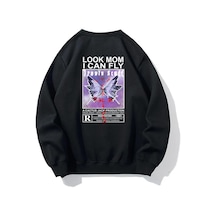 Brz Collection Unisex Oversize Travis Scott Cactus Jack Sweatshirt-siyah Siyah