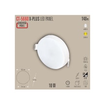 Ct5660 X-plus Led Panel Ayarlanabilir Spot 5adet - 10 W Beyaz