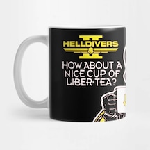 Helldivers Cup Of Liber-tea Kupa Bardak Çok Renkli