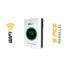 Mexxsun Premium 6kw 48v Tam Sinüs Akıllı İnverter Paralel /wi-fi/ Dual Output