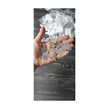 Gümüş Yıldız Mini Boy 2-3 Cm 10 Adet