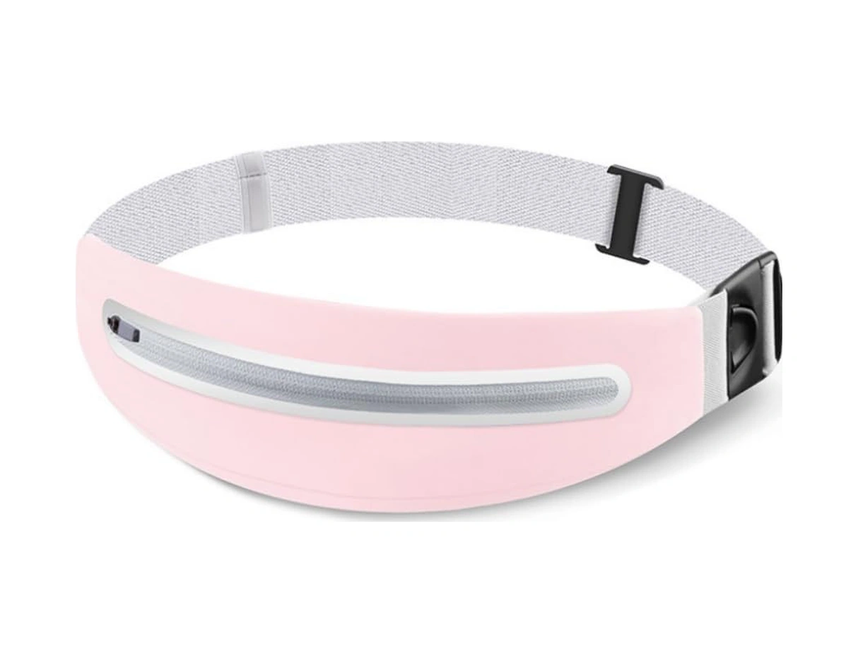 Dofolink Pembe Spor Bel Çantası - 7.2 İnç Telefon Uyumlu, 60-110 Cm Bel Ölçümü, Multifonksiyonel Koşu Ve Fitness Çantası Pembe