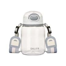 Diller Bee D64 Tritan Pipetli Su Matarası 500ml Beyaz Diğer