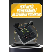 Powerbank Bluetooth Kulaklık Oyuncu Kulaklığı Yüksek Ses Kaliteli Kulak Içi