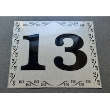 Kapı Numarası 10x12 cm Kendinden Yapışkanlı No:13