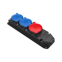 Bemis Bk6-2504-4613 Grup Priz 3Lü 2 Adet 1-16A 220V Prizli