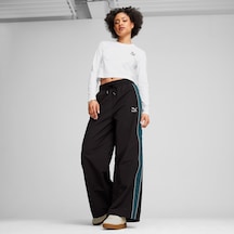 Puma Play Loud T7 Track Kadın Siyah Pantolon Düz 626807 Siyah