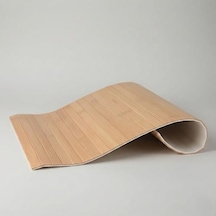 Katlanır Bambu Koltuk Kenarı Tepsisi Mat 32x45 Cm Geniş Kolçak Masası İçecek, Atıştırmalık Ve Tablet Standı Doğal Ahşap 15cm