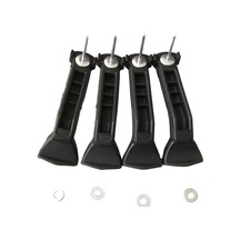 Ximistore9 Ski Doo Kar Motoru Kaput Kilit Kiti - Abs Malzeme, Siyah, 4 Parça