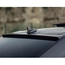Mercedes W 212 E Class Cam Üstü Piano Black Spoiler