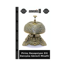 Pirinç Resepsiyon Zili Danışma Görevli Misafir