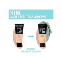 New York Fit Me Matte+poreless Fondöten - 105 Natural Ivory 30 Ml Çok Renkli