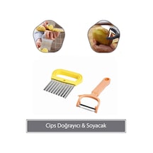 Cips Doğrayıcı &amp Soyacak - Somon Pembe Diğer