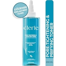 Clerie Aha Bha Tonik Gözenek Sıkılaştırıcı Ve Siyah Nokta Karşıtı Peeling Etkili Yüz Toniği %3 Aha Bha, Niacinamide, Çay Ağacı Ve Aloe İçeren Arındırıcı Formül Açık Beyaz
