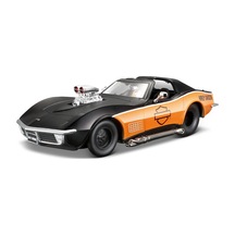 Qianfan Model Araba, Harley-davidson 1970 Corvette, 1:24 Ölçekli