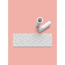 Bulut Dokulu Hamur Seramik Polimer Kil Desen Verici Rulo Silindir 10 Cm Uzunluk 0769-4