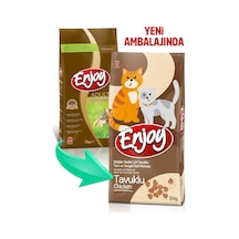 Enjoy Cat Food Tavuklu Yetişkin Kedi Maması 15 KG
